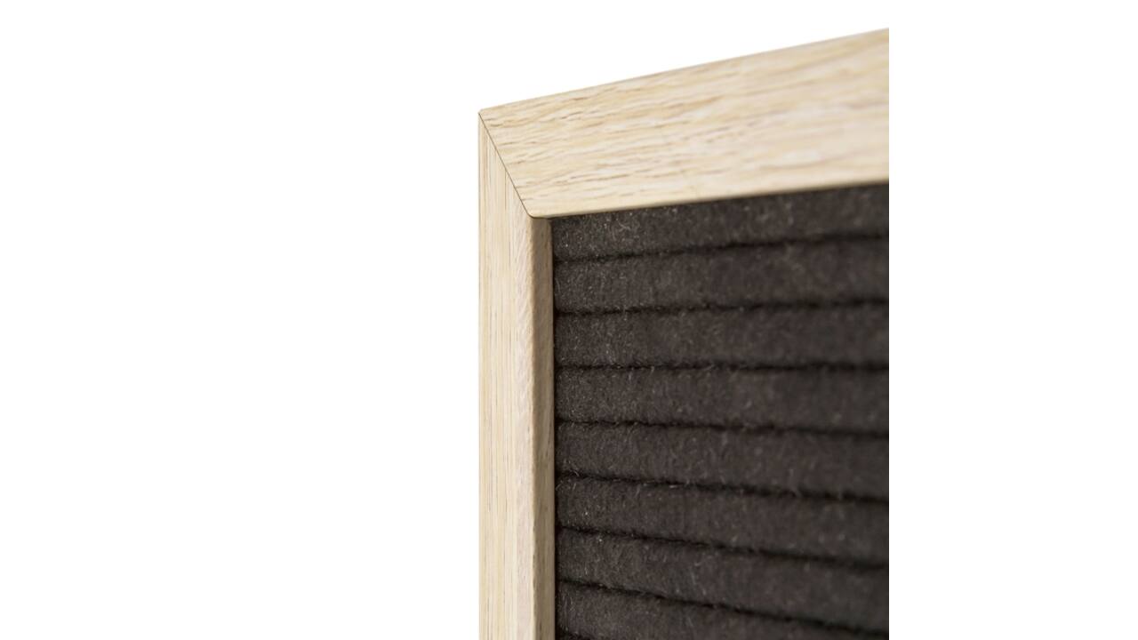 Letterbord IEZZY 60x80cm naturel hout