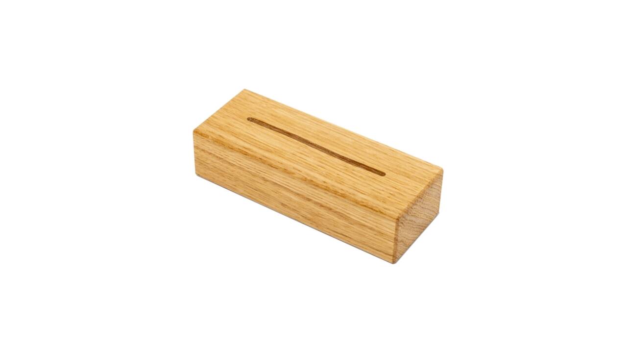 Menukaarthouder IEZZY T tafeldisplay A5 hout