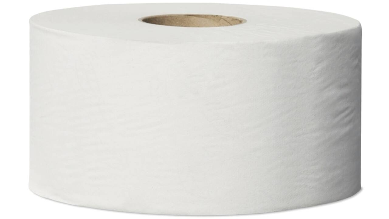 Toiletpapier Tork T1 Universal jumbo 1-laags 500m wit 110162