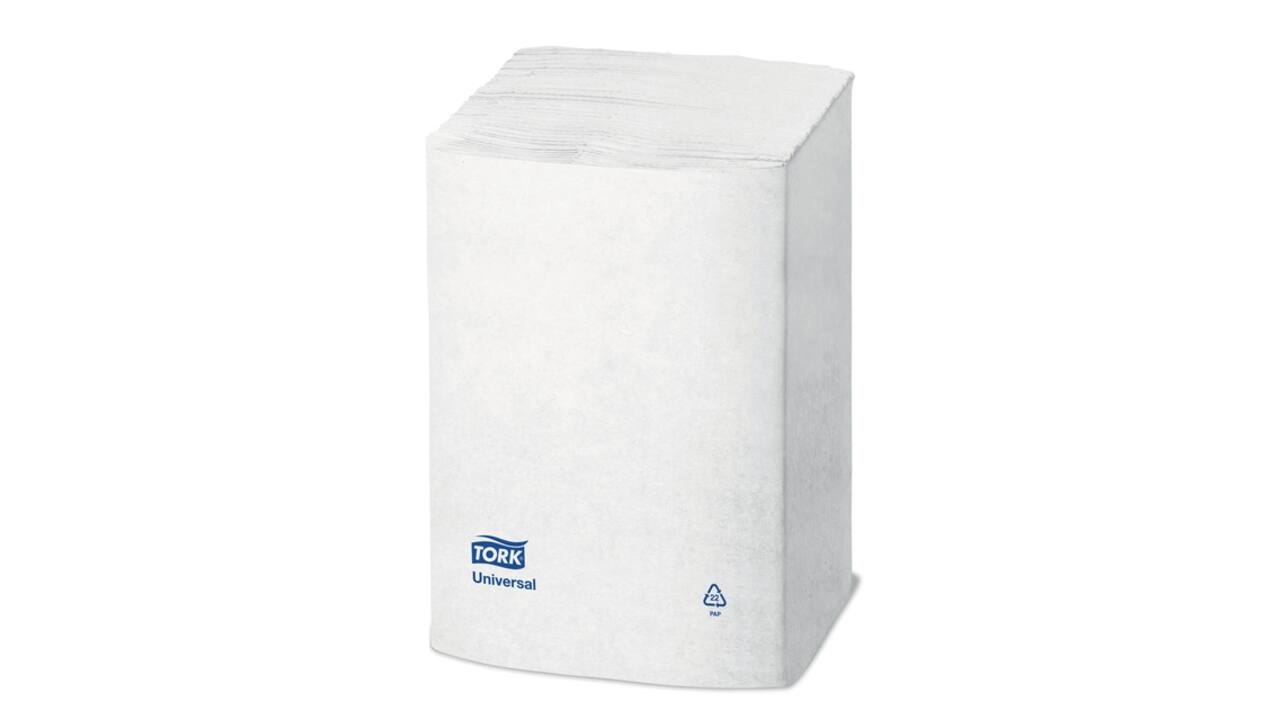 Servet Tork N4 Xpressnap Universal 1/4 vouw 1-laags 213x330mm 1125 vel wit 10840