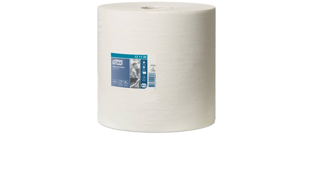 Poetspapier Tork W2 Advanced 1-laags 1150 vel wit 131135