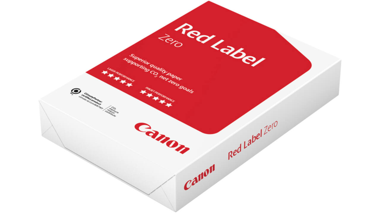 Kopieerpapier Canon Red Label Zero A4 80gr wit 500 vel