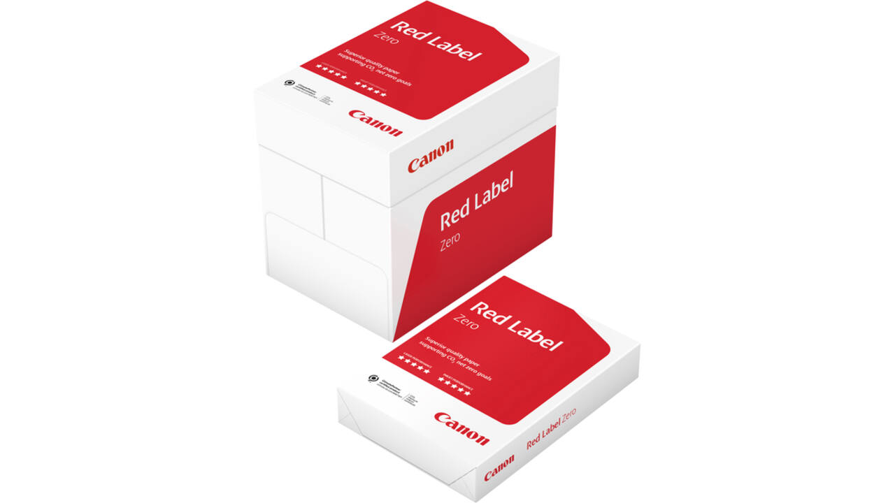 Kopieerpapier Canon Red Label Zero A4 80gr wit 500 vel