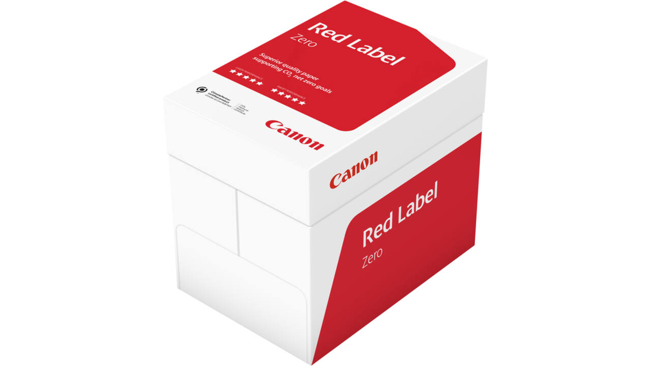 Kopieerpapier Canon Red Label Zero A4 80gr wit 500 vel