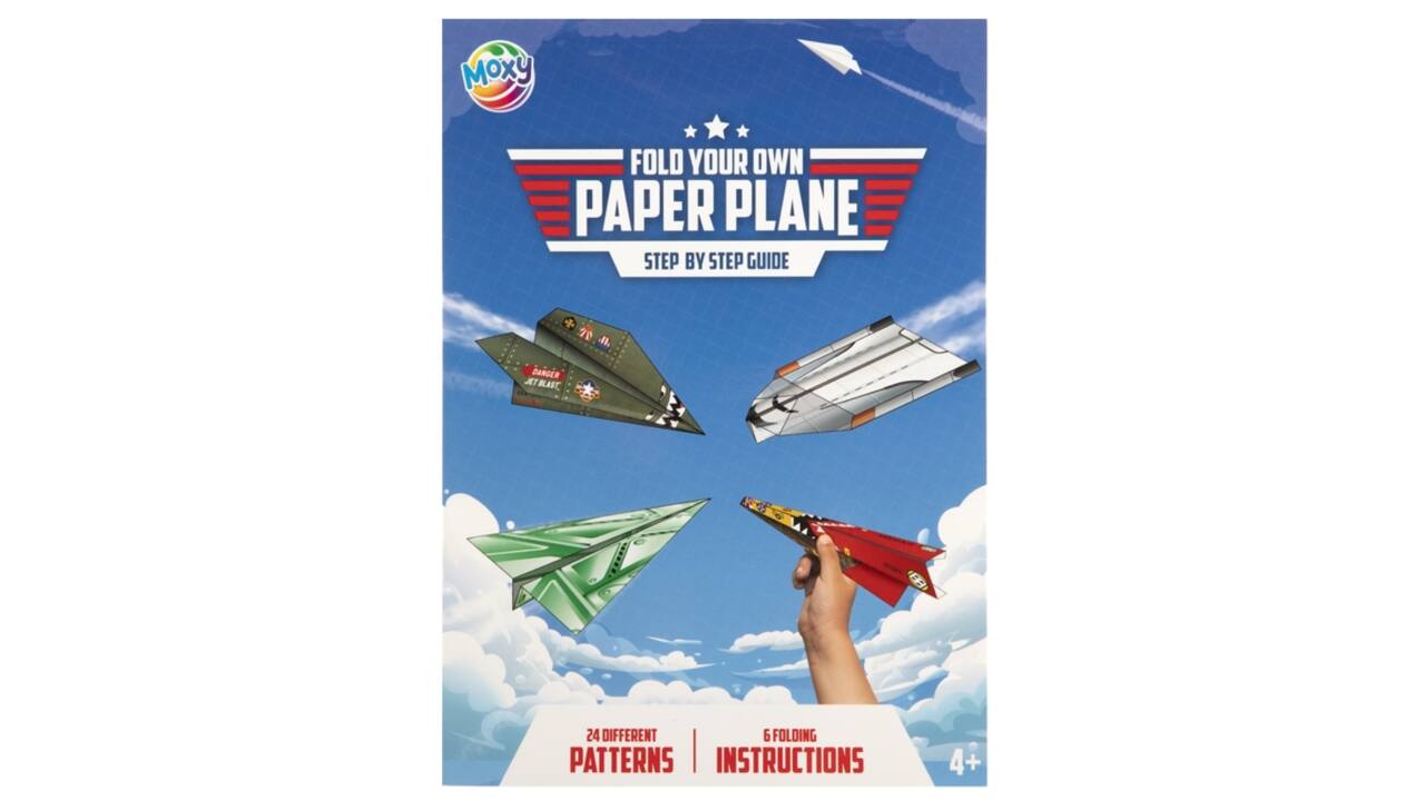 Fold your own Paper Planes block 24 sheet 25x18cm