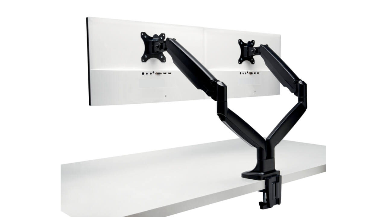 Monitorarm Kensington One-touch in hoogte verstelbaar dubbel
