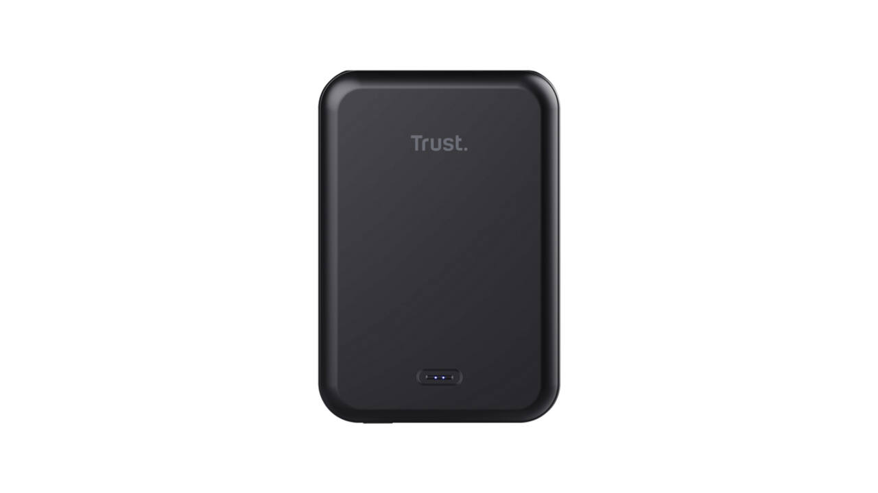 Powerbank Trust Magnetic draadloos 5000MAH zwart