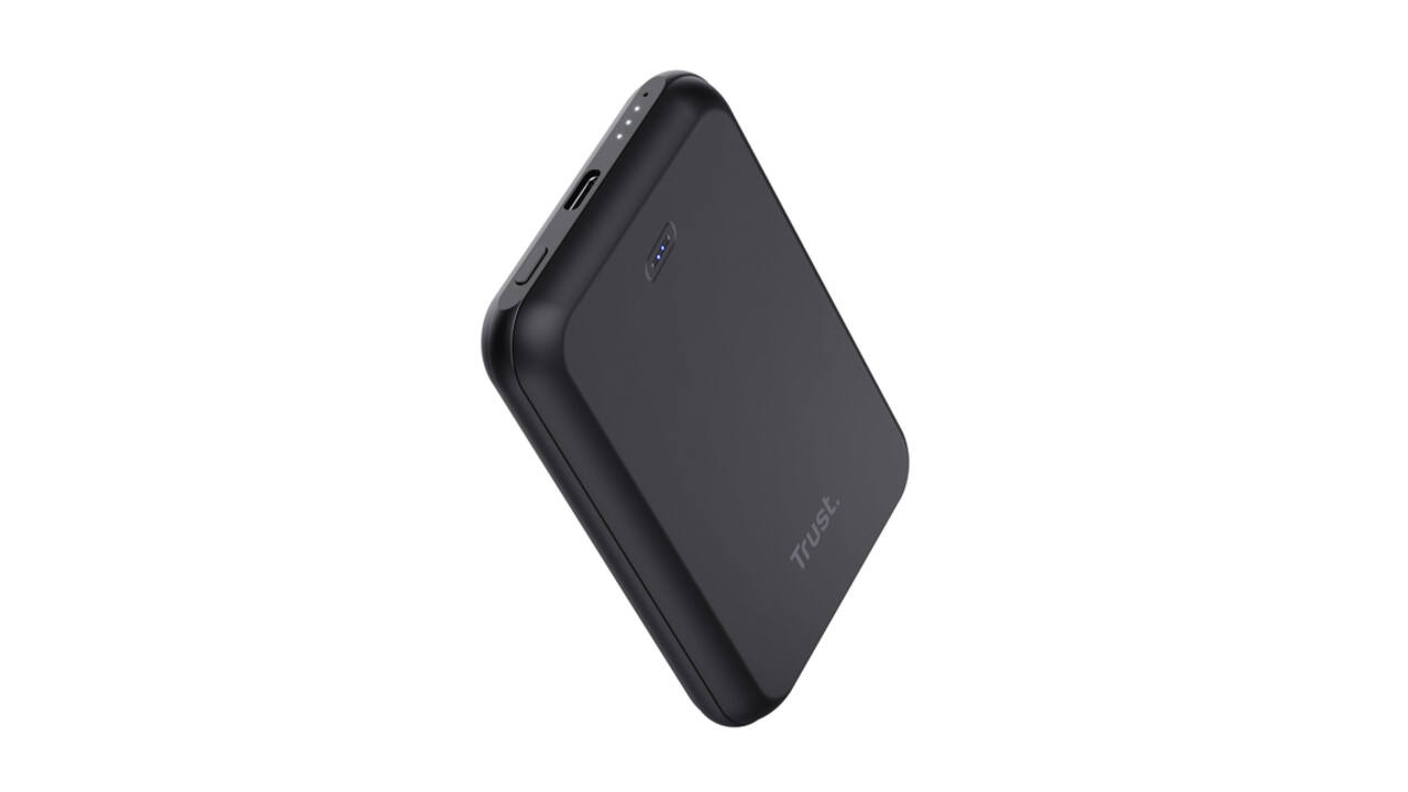 Powerbank Trust Magnetic draadloos 5000MAH zwart
