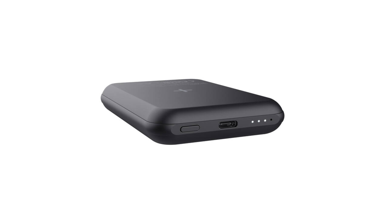 Powerbank Trust Magnetic draadloos 5000MAH zwart