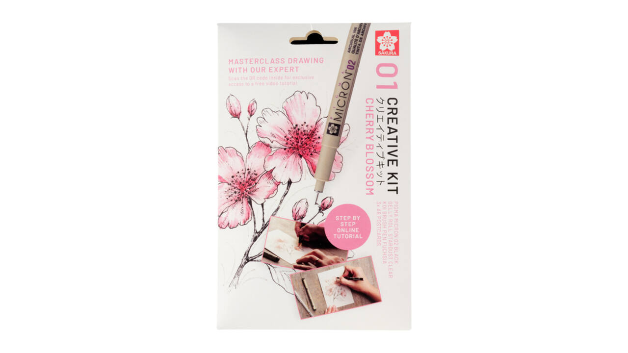 Tekenset Sakura Creative Kit Cherry Blossom 6 stuks