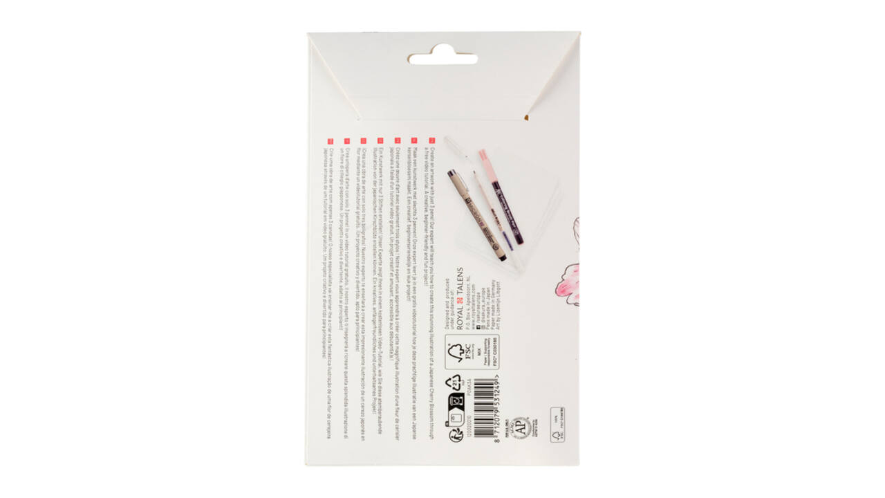 Tekenset Sakura Creative Kit Cherry Blossom 6 stuks