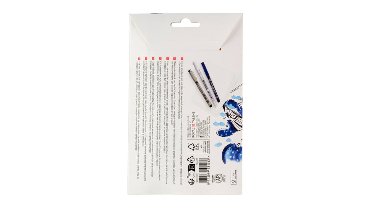 Tekenset Sakura Creative Kit Kanagawa 6 stuks