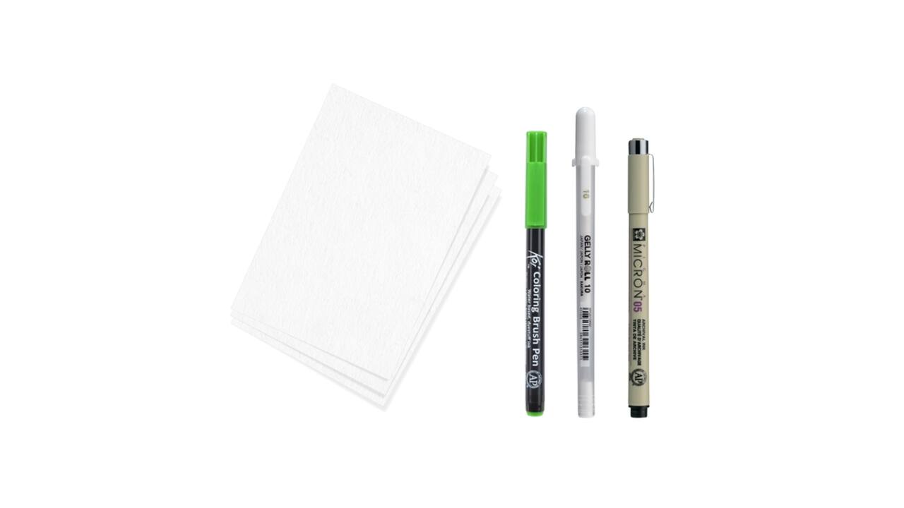 Tekenset Sakura Creative Kit Manga 6 stuks