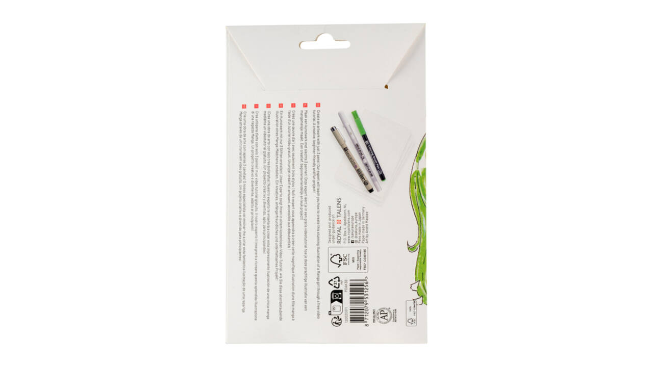 Tekenset Sakura Creative Kit Manga 6 stuks