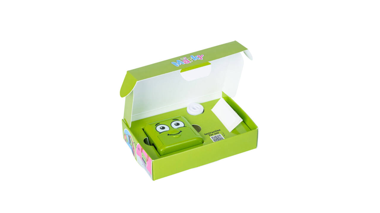 Textielstempel Colop Marky personaliseerbaar groen