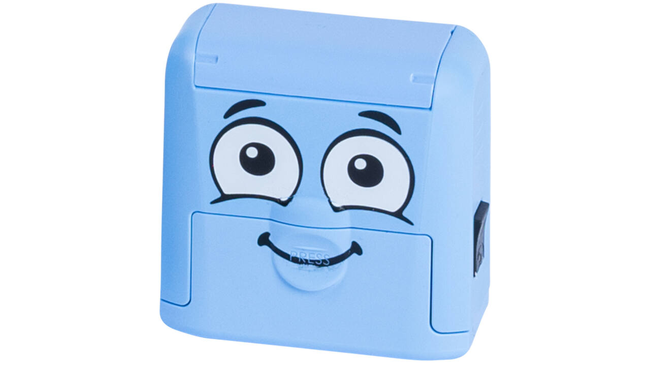 Textielstempel Colop Marky personaliseerbaar blauw