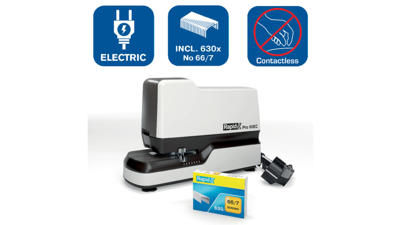 Nietmachine Rapid Contactloos Elektrisch Pro 90EC 50 vel
