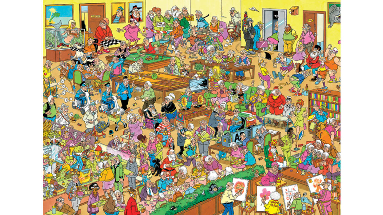 Puzzel JvH Het Bejaardentehuis 1000st