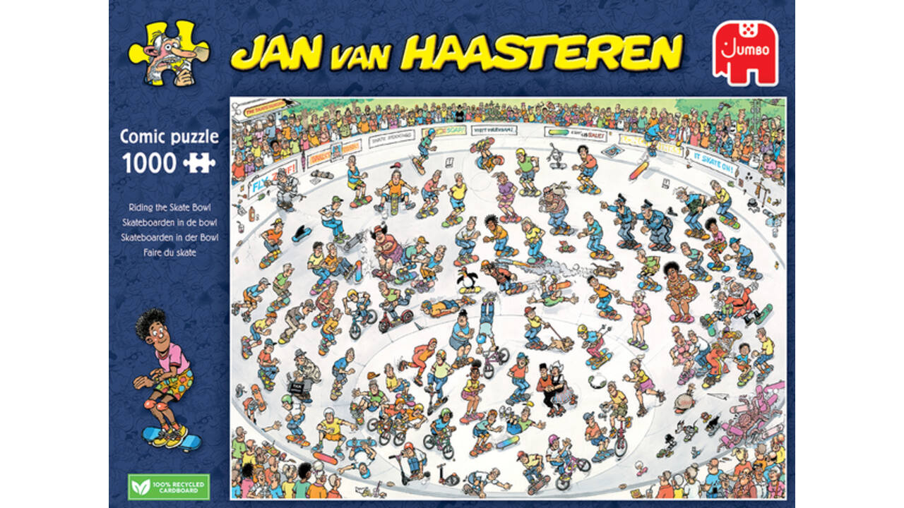 Puzzel JvH Skatebowl 1000st
