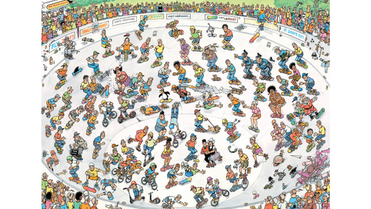 Puzzel JvH Skatebowl 1000st