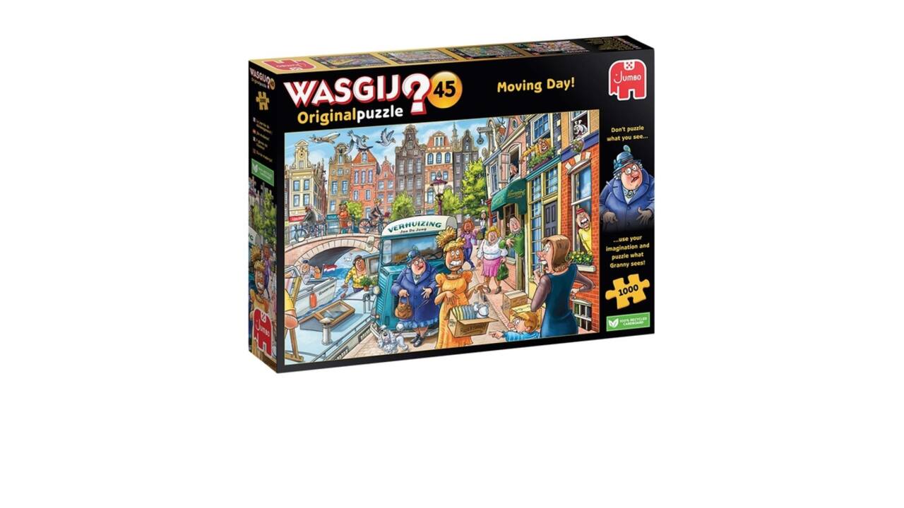 Puzzel Wasgij Original 45 Verhuisdag! 1000st