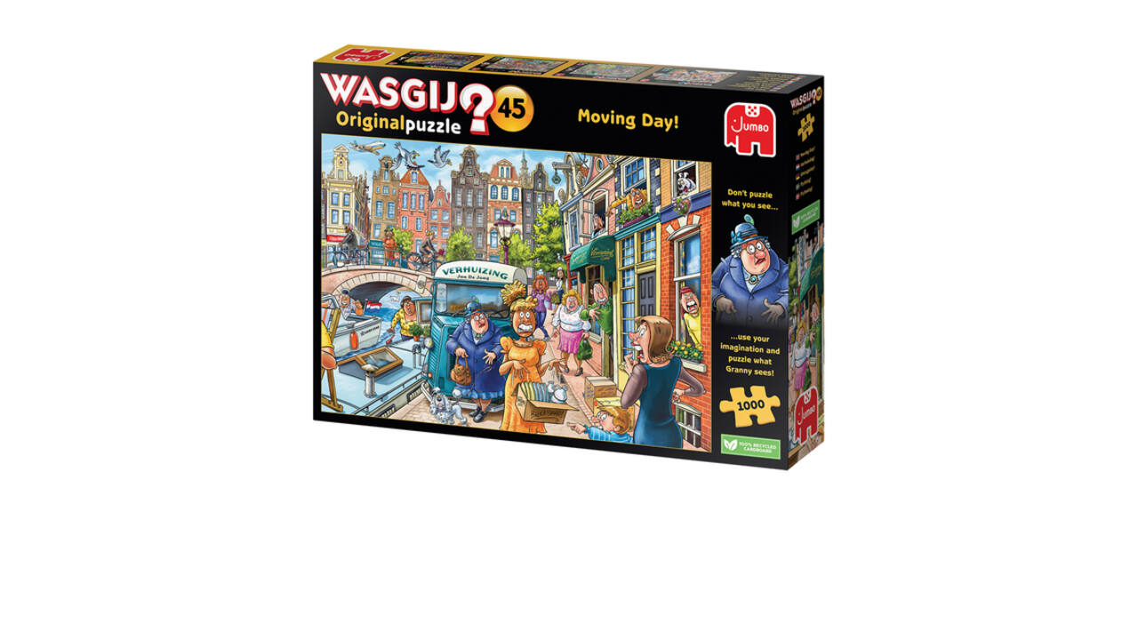 Puzzel Wasgij Original 45 Verhuisdag! 1000st