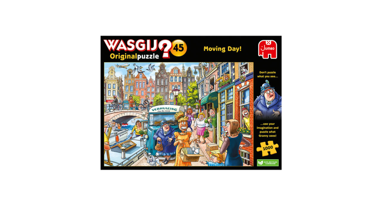 Puzzel Wasgij Original 45 Verhuisdag! 1000st