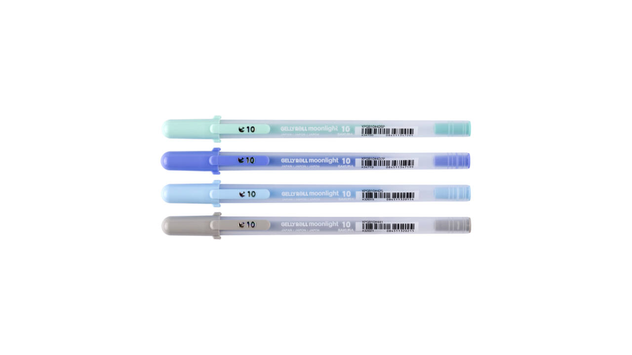 Gelschrijver Sakura Gelly Roll Moonlight 10 aurora set à 4 kleuren