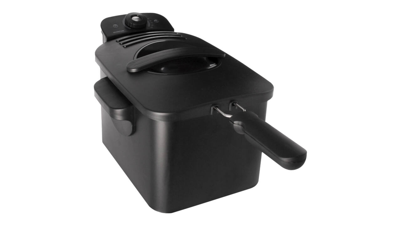 Friteuse Inventum 3 liter zwart