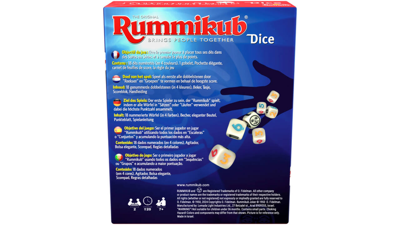 Spel Rummikub Express Dice