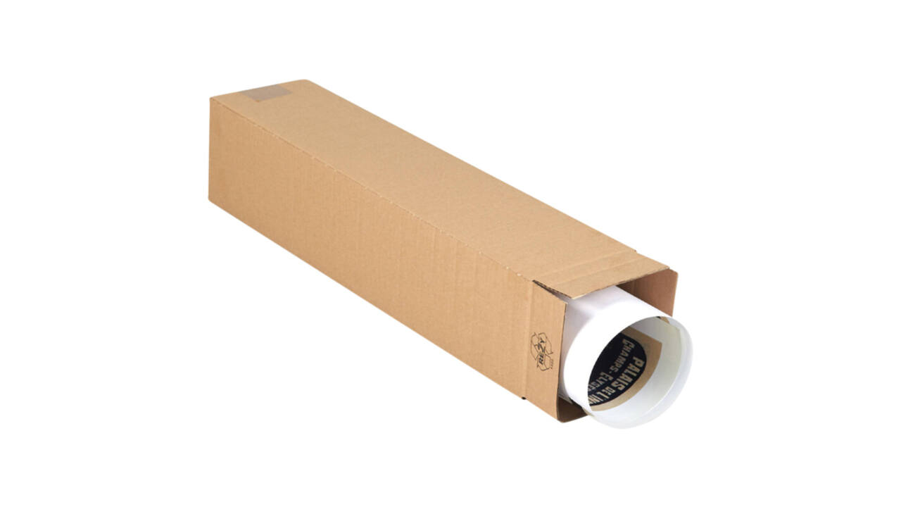 Vierkante koker IEZZY 430x120x120mm bruin