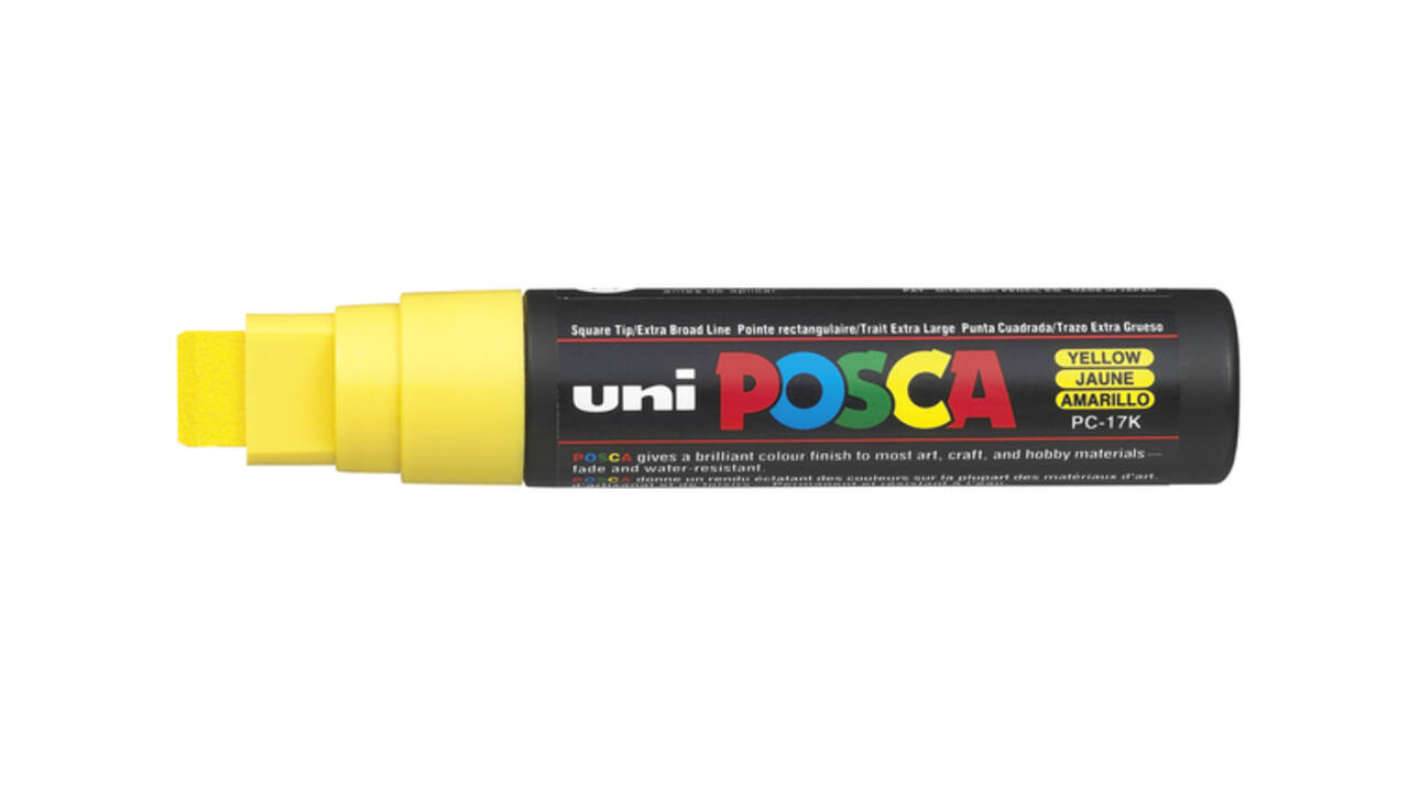 Paintmarker Uni POSCA PC17K extra breed rechthoek gl