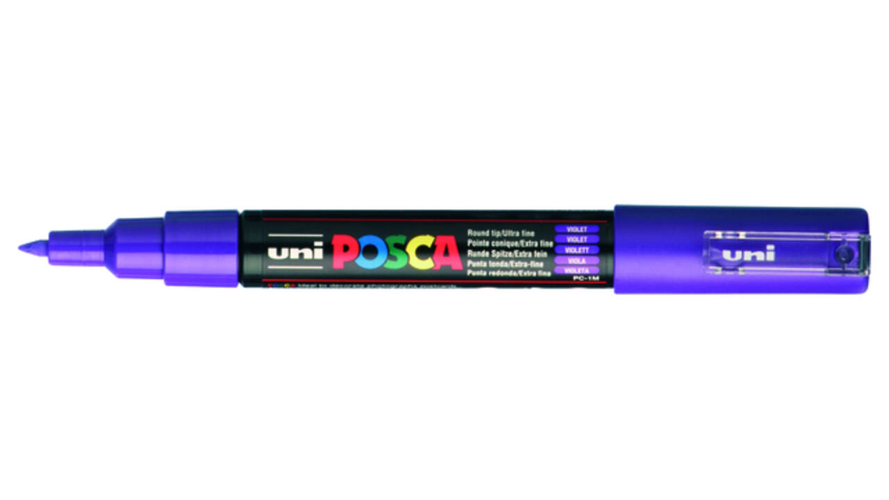 Paintmarker Uni POSCA PC1MC extra fijn paars