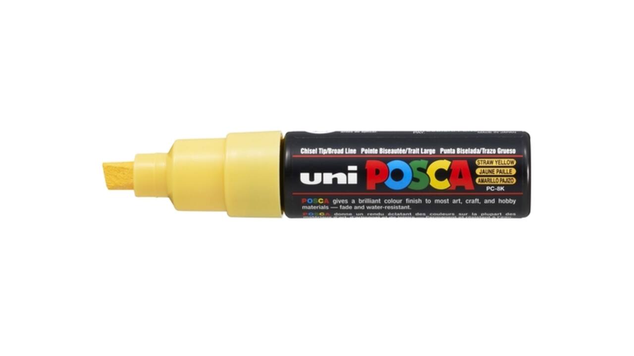 Paintmarker Uni POSCA PC8K breed schuin strogl