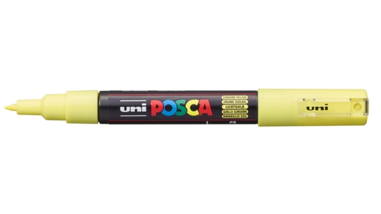Paintmarker Uni POSCA PC1MC extra fijn zonnegl
