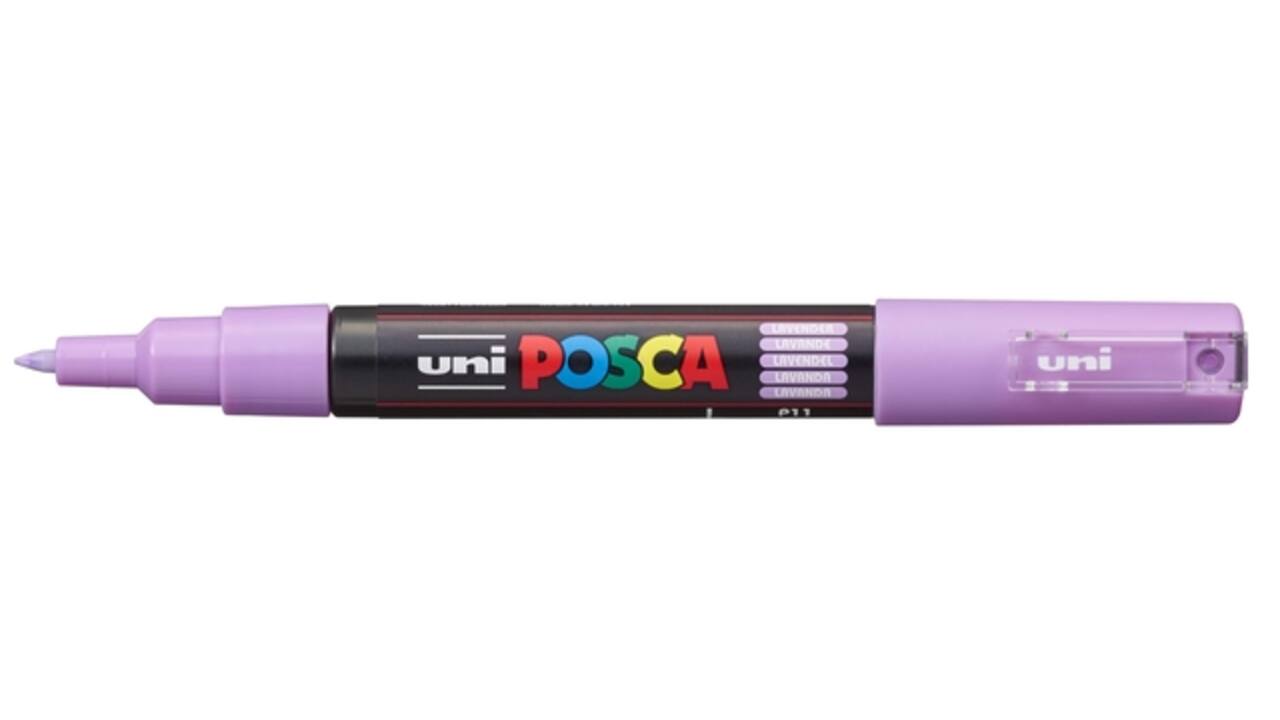 Paintmarker Uni POSCA PC1MC extra fijn lavendel