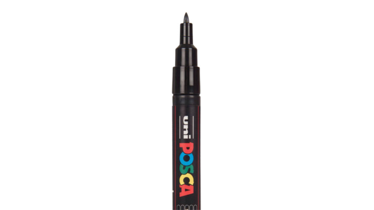 Paintmarker Uni POSCA PC1MC extra fijn wit