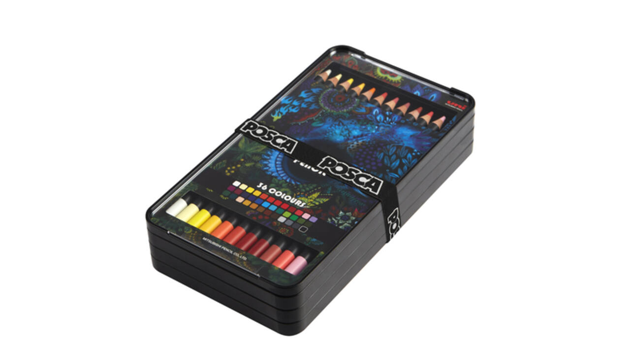 Kleurpotloden Posca assorti set à 36 stuks