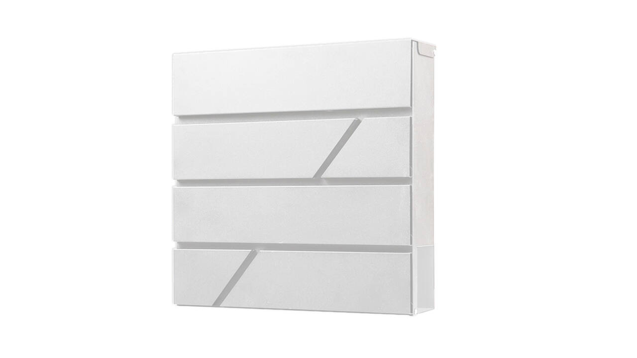 Brievenbus BRASQ PB200 Deluxe wand wit
