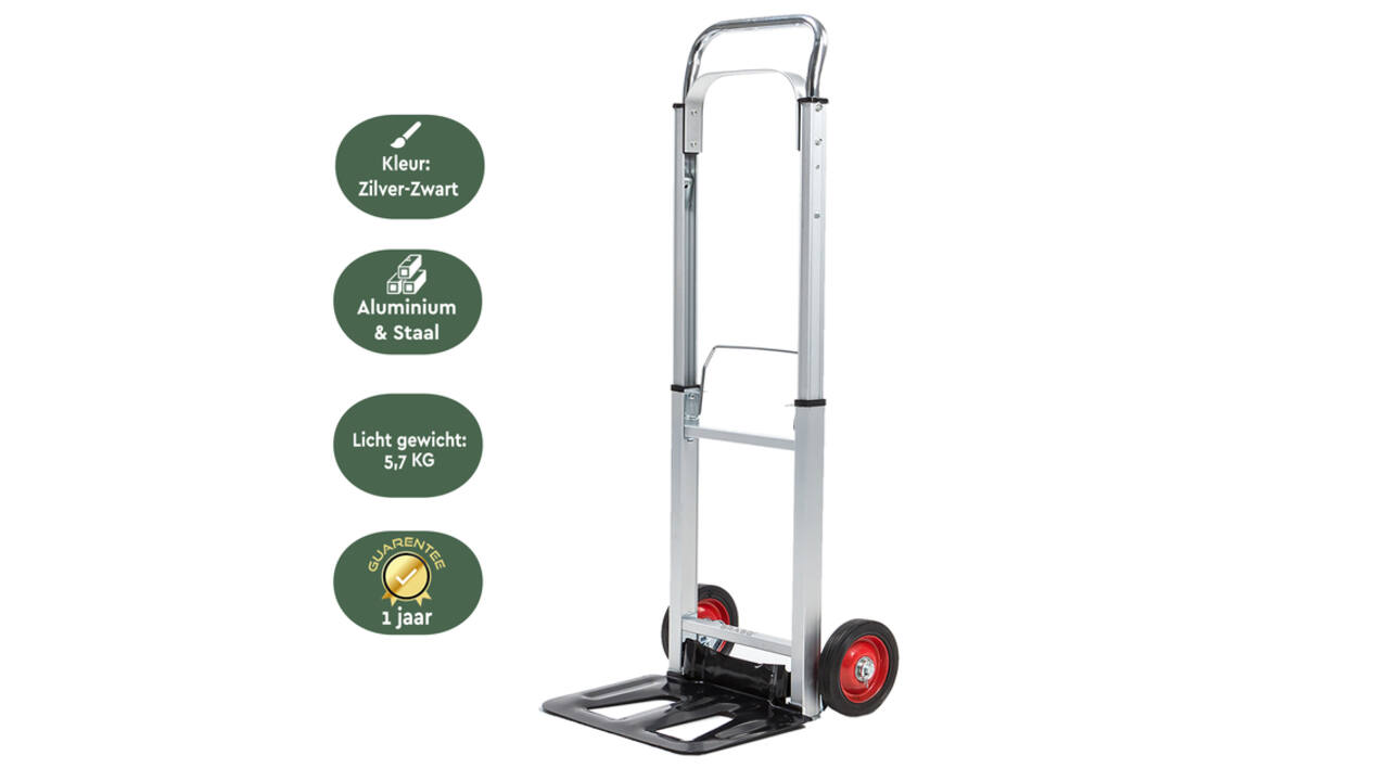 Steekwagen BRASQ stalen plateau 90 kg