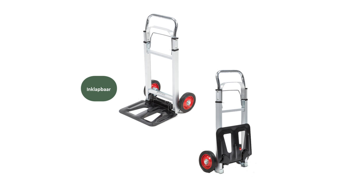Steekwagen BRASQ stalen plateau 90 kg