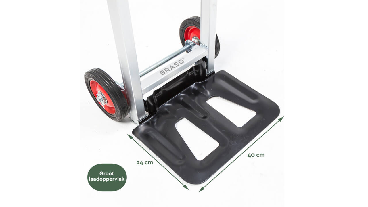 Steekwagen BRASQ stalen plateau 90 kg