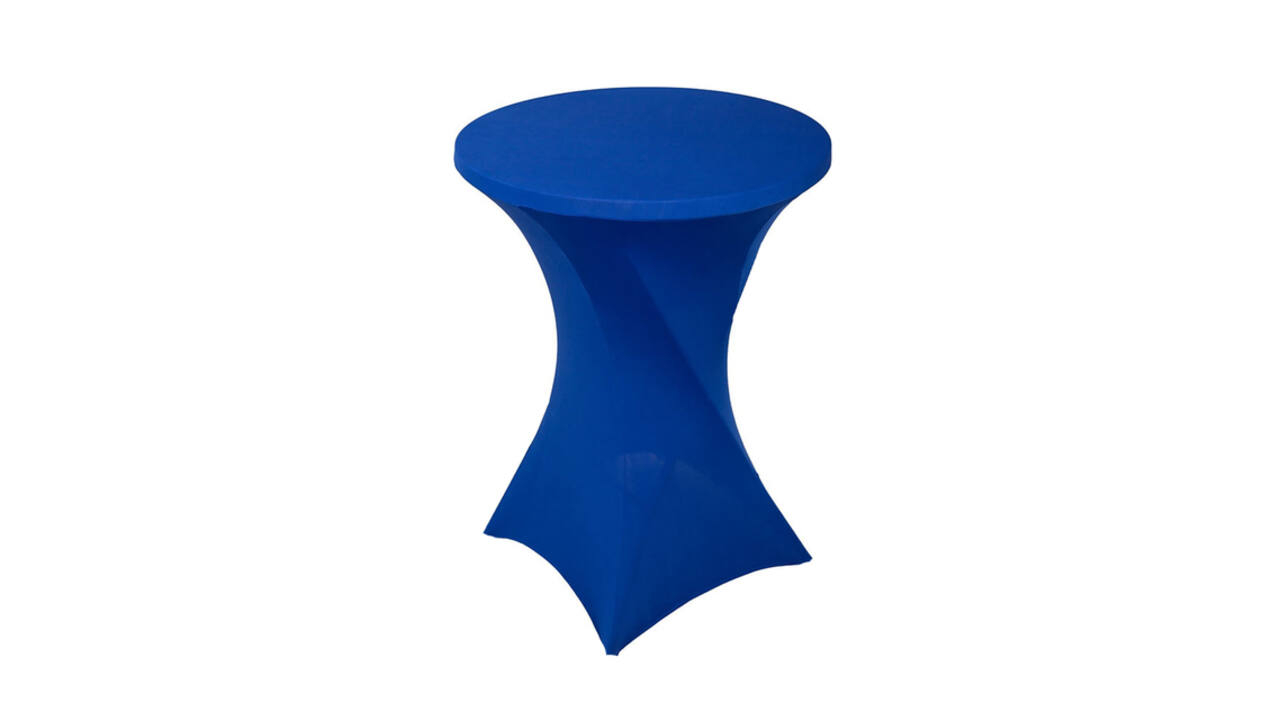 Tafelrok BRASQ voor statafel 80cm blauw