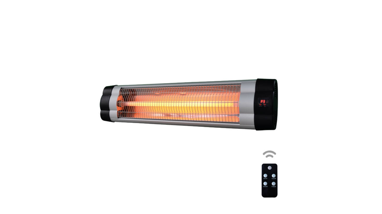 Terrasverwarmer BRASQ PHW200 hangend elektrisch met afstandbediening
