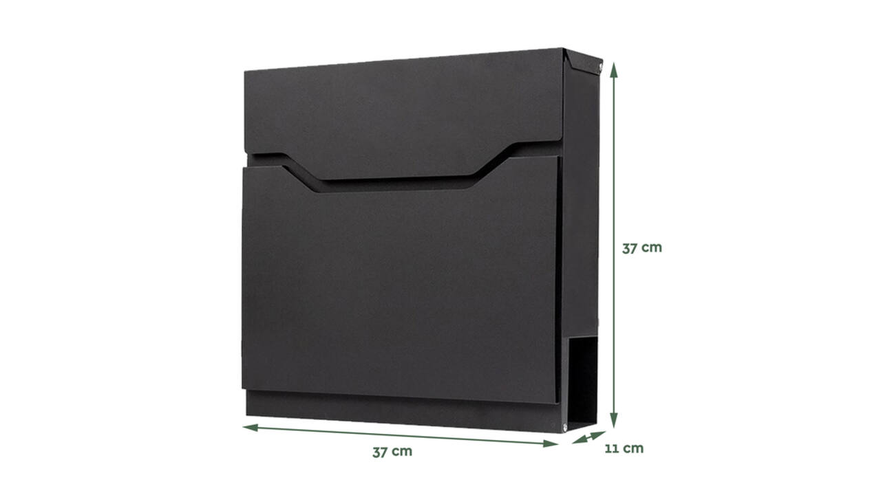 Brievenbus BRASQ PB300 Premium zwart