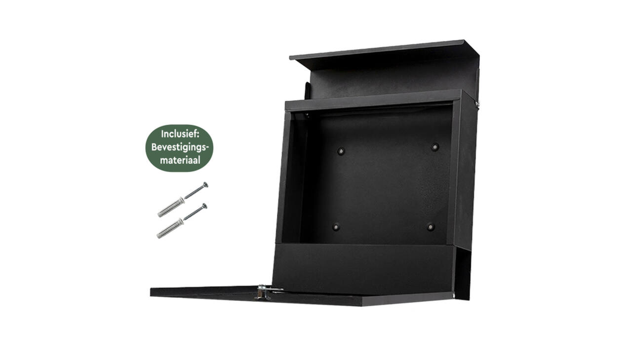 Brievenbus BRASQ PB300 Premium zwart