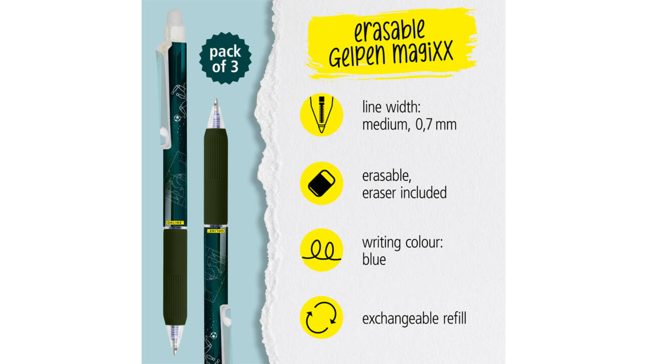 Gelschrijver Online Magixx Design 0.7mm assorti