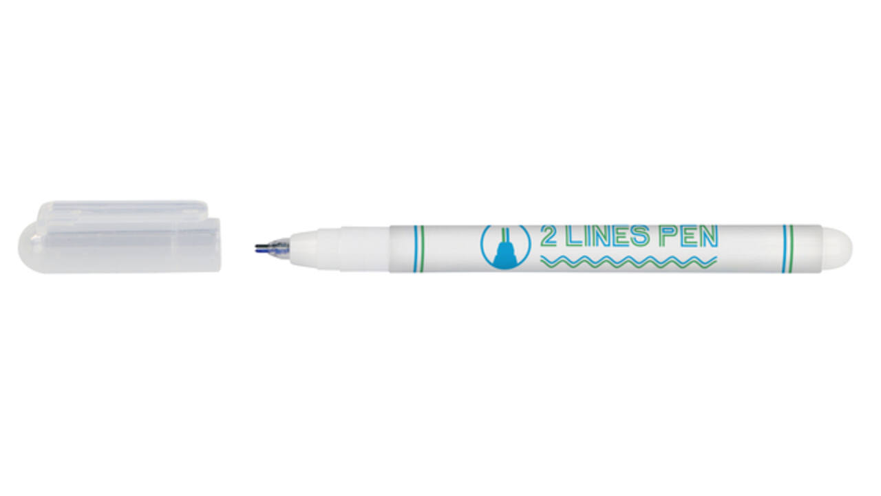 Fineliner Online 2-lijnen assorti doos à 6 stuks