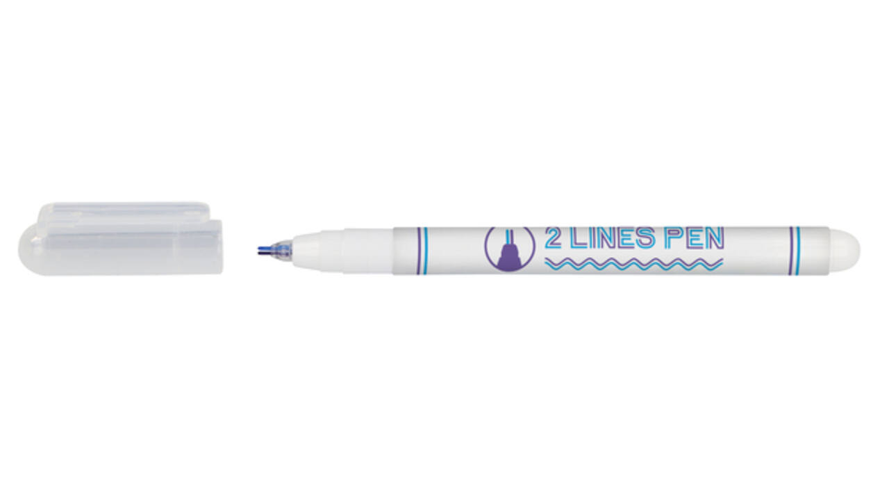 Fineliner Online 2-lijnen assorti doos à 6 stuks