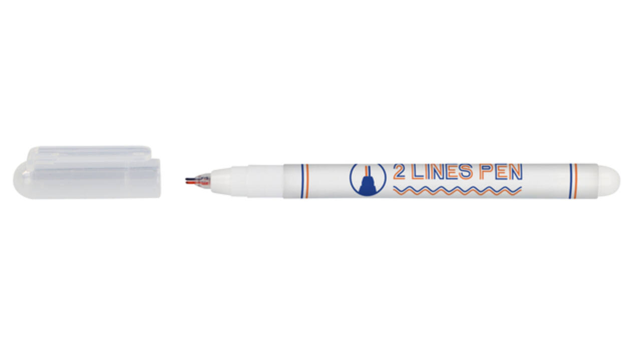 Fineliner Online 2-lijnen assorti doos à 6 stuks